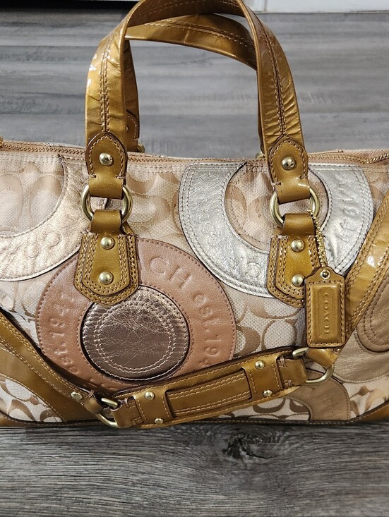 Coach Handbags - Y2K Coach Patchwork Ashley Satche Tote Bag